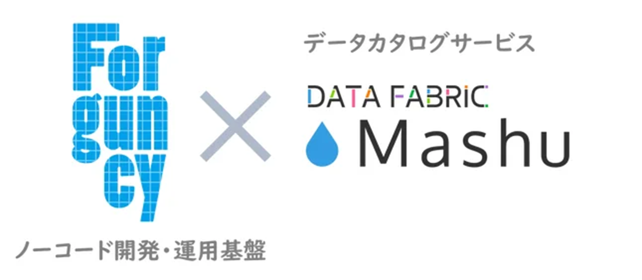 メシウスのノーコード開発・運用基盤『Forguncy』がROBON社のデータカタログサービス『Mashu』と連携